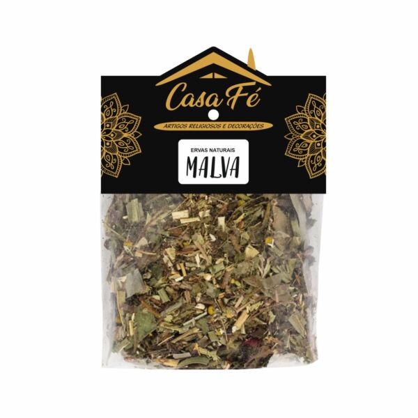 PACOTE DE ERVAS MALVA 10G - CASA FÉ