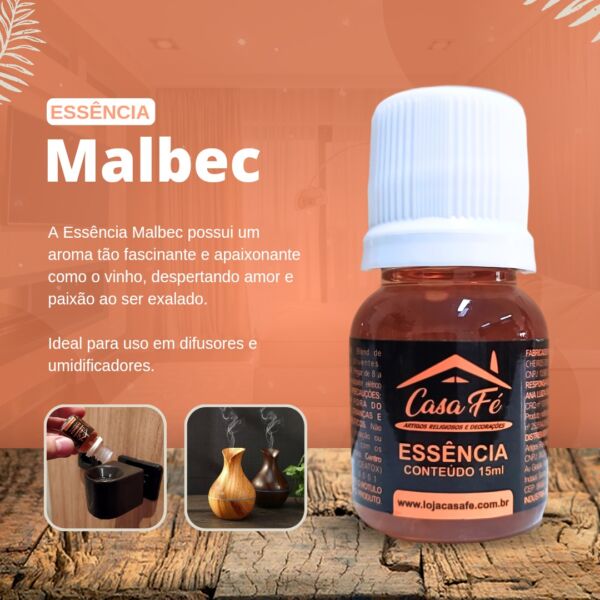 ESSÊNCIA MALBEC 15 ML - CASA FÉ