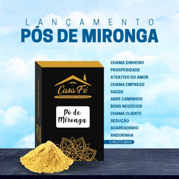 PÓ DE MIRONGA AMANSA MULHER 15G - CASA FÉ - Image 2