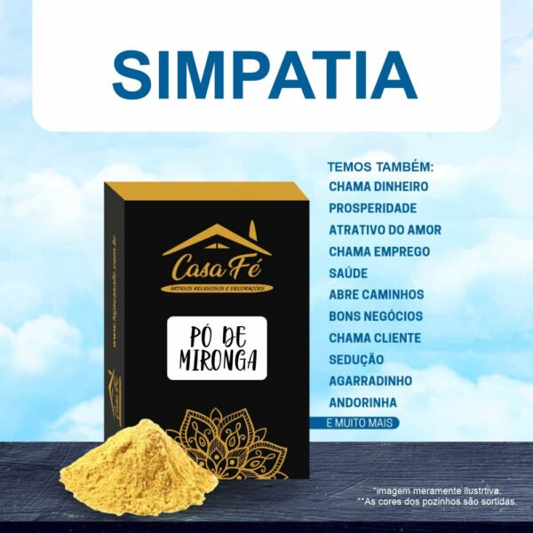 PÓ DE MIRONGA SIMPATIA 15G - CASA FÉ