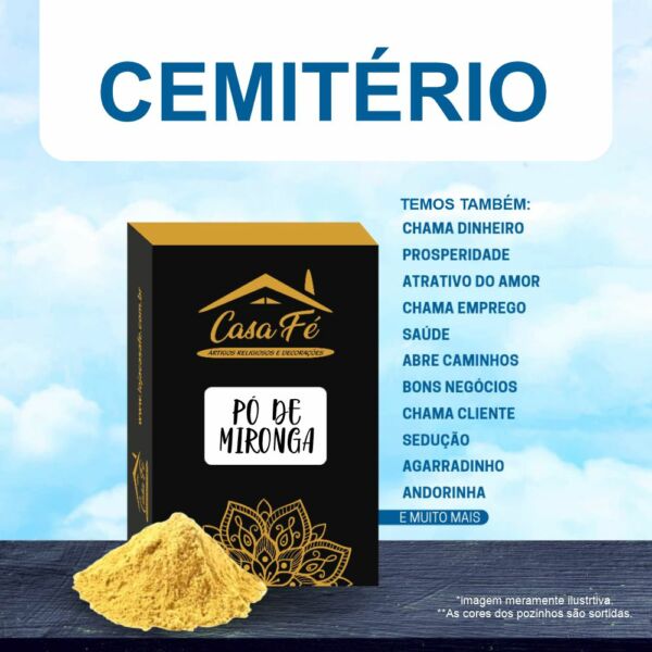 PÓ DE MIRONGA CEMITÉRIO 15G - CASA FÉ