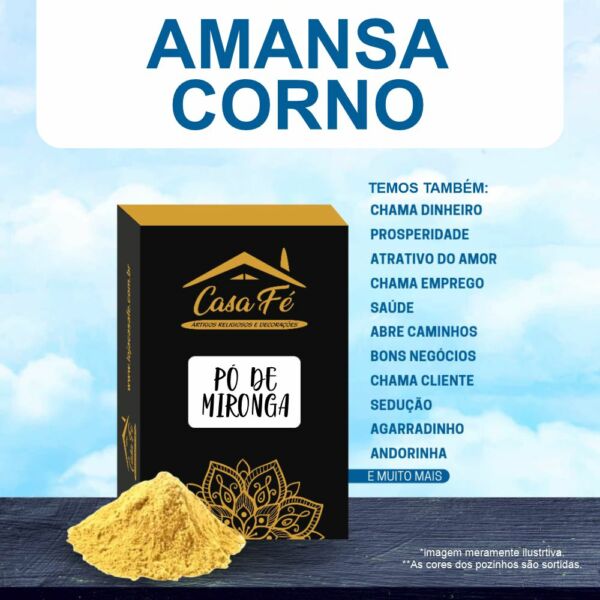 PÓ DE MIRONGA AMANÇA CORNO 15G - CASA FÉ