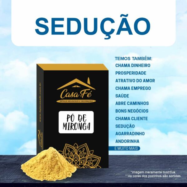 PÓ DE MIRONGA SEDUÇÃO 15G - CASA FÉ