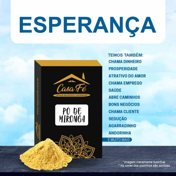 PÓ DE MIRONGA ESPERANÇA 15G - CASA FÉ