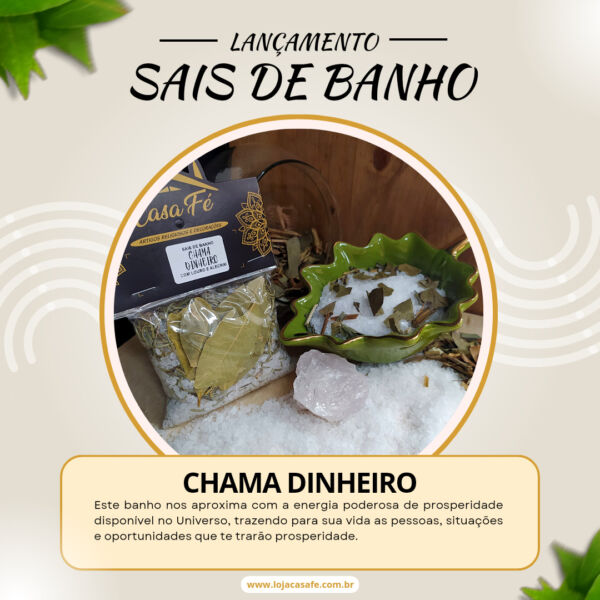 SAIS DE BANHO CHAMA DINHEIRO 160G - CASA FÉ - Image 2