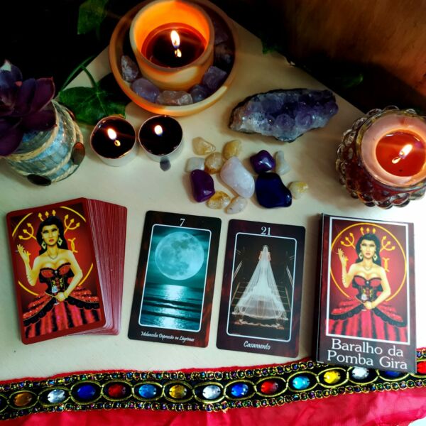 TAROT BARALHO DA POMBA GIRA 36 CARTAS COM UM LIVRETO EXPLICATIVO - Image 4