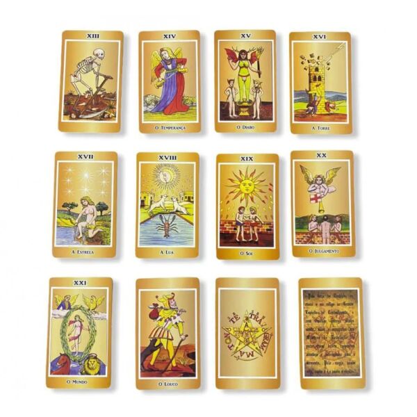 TAROT O TAROT DOURADO  24 CARTAS COM MANUAL - Image 3