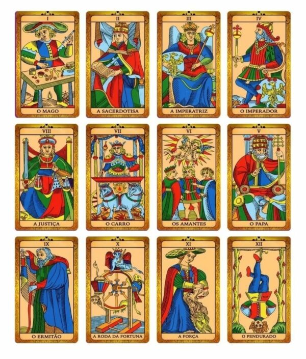 TAROT O LENDÁRIO BARALHO DE MARSELHA 22 CARTAS COM LIVRETO EXPLICATIVO - Image 3