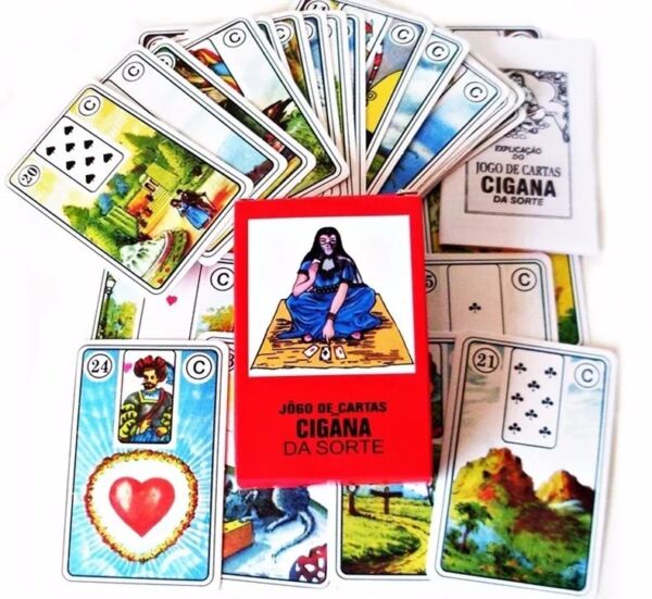 TAROT JOGO DE CARTAS CIGANA DA SORTE 36 CARTAS COM LIVRETO EXPLICATIVO - Image 2