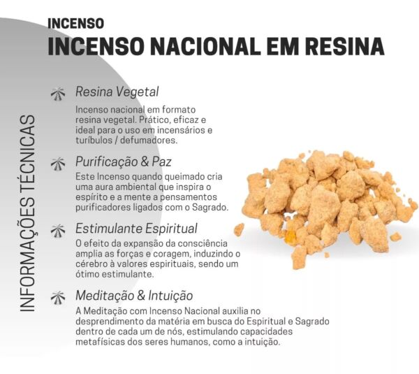 RESINA PARA DEFUMAÇÃO MIRRA PCTE 50G - CASA FÉ - Image 2