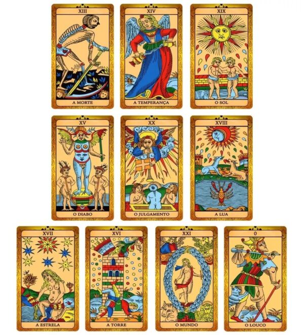 TAROT O LENDÁRIO BARALHO DE MARSELHA 22 CARTAS COM LIVRETO EXPLICATIVO - Image 7