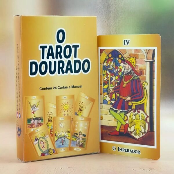 TAROT O TAROT DOURADO  24 CARTAS COM MANUAL - Image 6