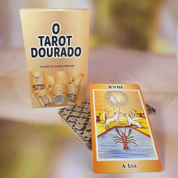 TAROT O TAROT DOURADO  24 CARTAS COM MANUAL - Image 4