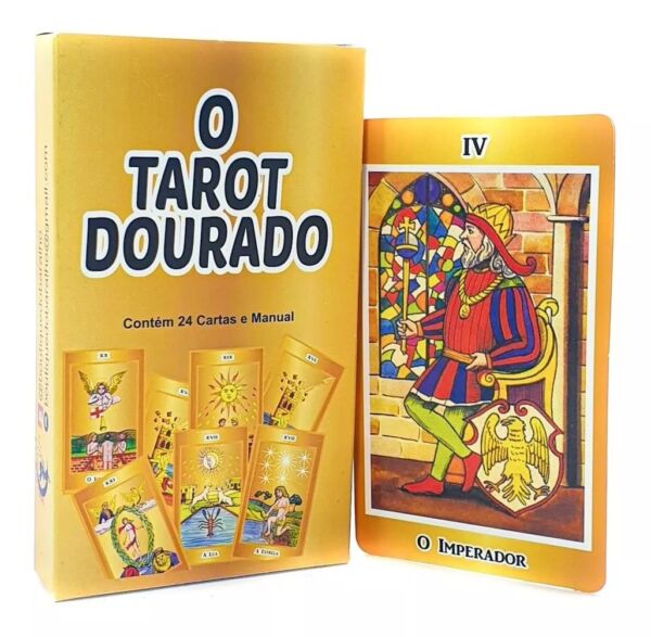 TAROT O TAROT DOURADO  24 CARTAS COM MANUAL - Image 7