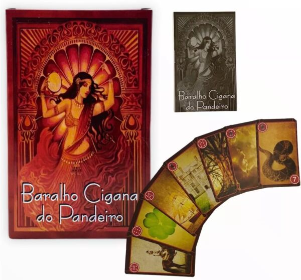 TAROT BARALHO DA CIGANA DO PANDEIRO 36 CARTAS COM UM LIVRETO EXPLICATIVO - Image 3