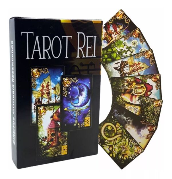 TAROT REI 36 CARTAS COM 1 LIVRETO EXPLICATIVO