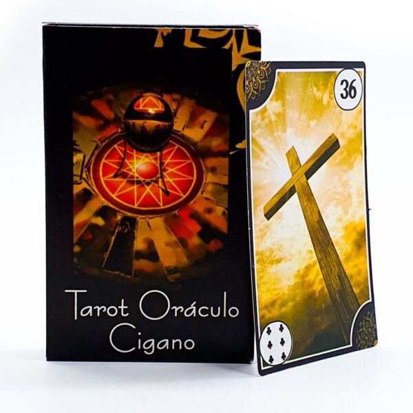 TAROT ORÁCULO CIGANO 36 CARTAS E LIVRETO EXPLICATIVO