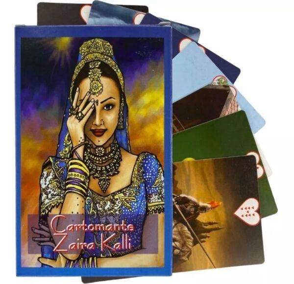 TAROT CARTOMANTE ZAIRA KALLI COM 36 CARTAS E MANUAL EXPLICATIVO