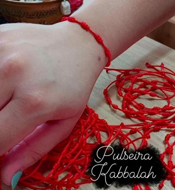 PULSEIRA KABBALAH VERMELHA SETE NÓS DE PROTEÇÃO - Image 3