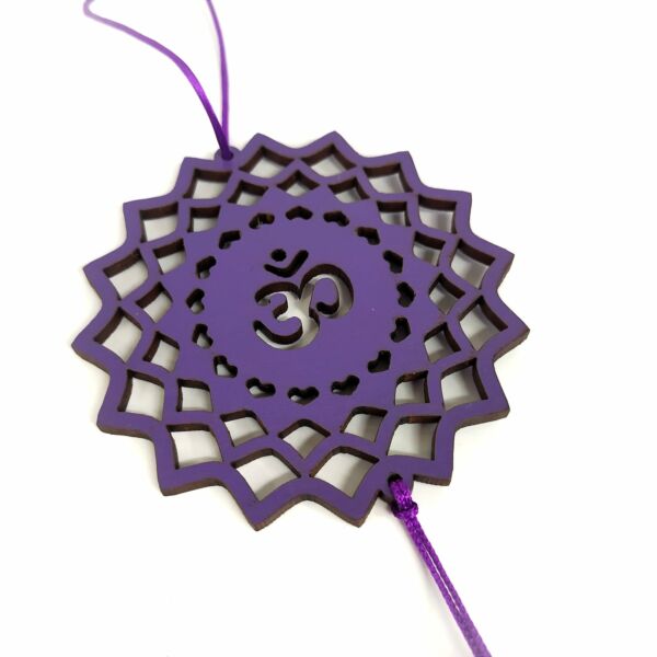 MINI MANDALA ON EM MDF ROXO 19CM - Image 4